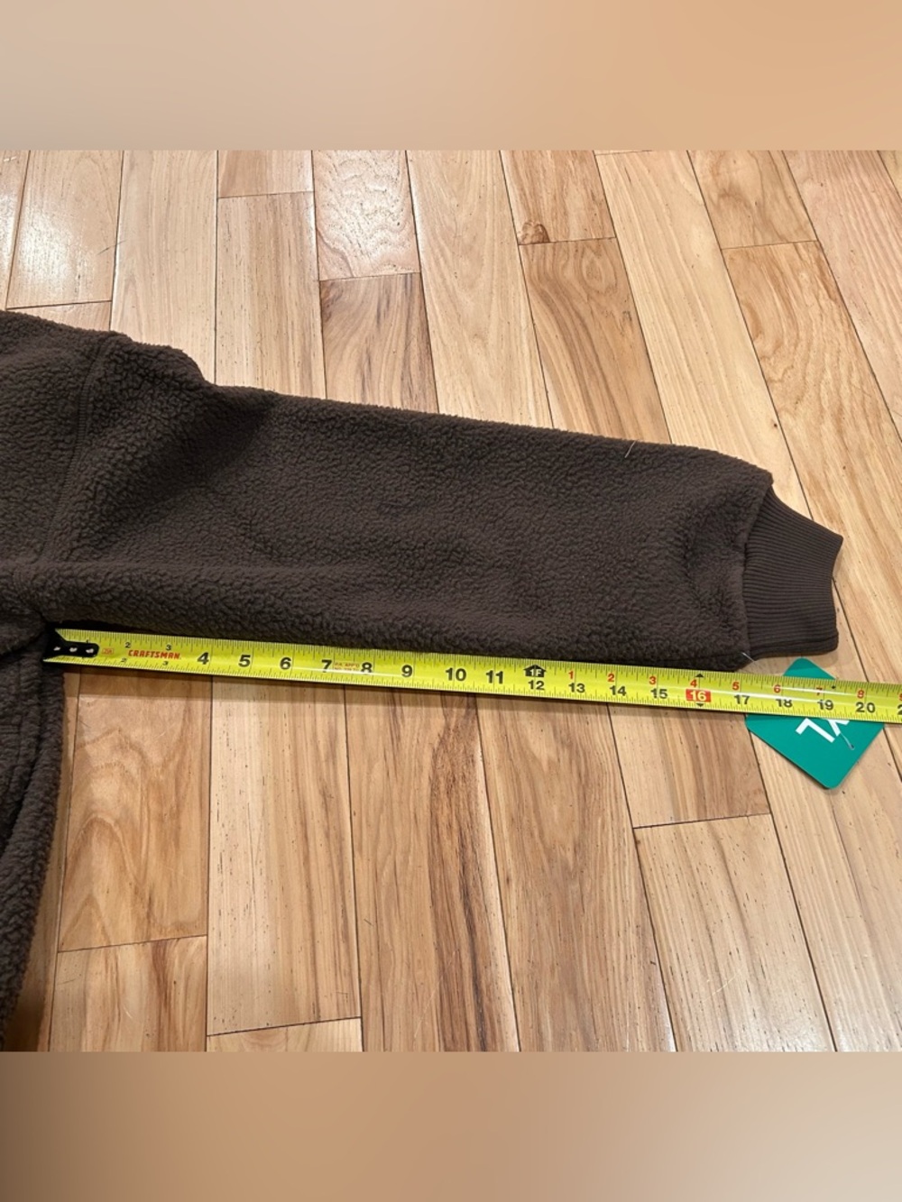 NWT Mondetta Sherpa Full Zip Fleece Jacket Dark Chocolate Brown - Womens Size XL - Picture 6 of 6